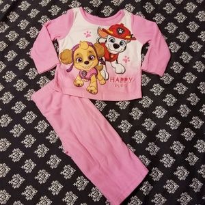 ❌SOLD❌ Girl's Paw Patrol Flannel Sleepwear